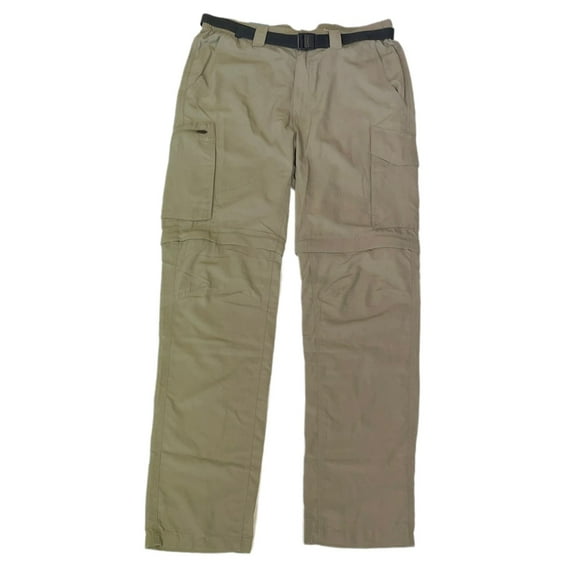 Columbia Mens Kestrel Trail Convertible Pants Shorts as1, waist_inseam, numeric_34, numeric_34, Khaki, 34x34