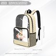 thumbnail image 7 of ZIATUBLES Clear Backpack, Heavy Duty Fabric & PVC Transparent Bookbag with Poodle Airplane Print, Large Capacity See Through Backpack for School College Work Travel Security, 7 of 7