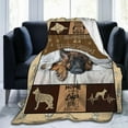 thumbnail image 5 of German Shepherd Blanket Funny German Shepherd Dog Throw Blanket for Girls Boys Super Soft Cozy Fleece Cute Animal Blanket Fuzzy Blankets for Couch Sofa Bed Gifts for Kids Adults 80"x60", 5 of 6