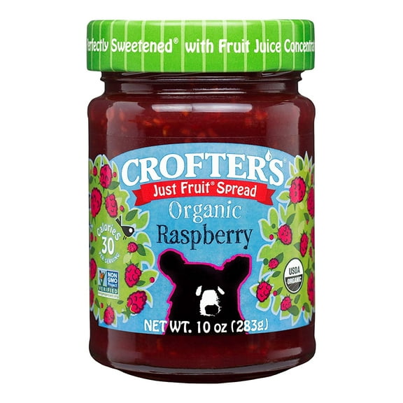Crofter's, Organic Raspberry Fruit Spread, 10 oz Pack of 6