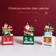 thumbnail image 2 of Navidad-Calendario de Adviento de Papá Noel, alce, muñeco de nieve, decoración de Navidad, adorno, regalo de Año Nuevo, calendario de Cuenta atrás, 2 of 4