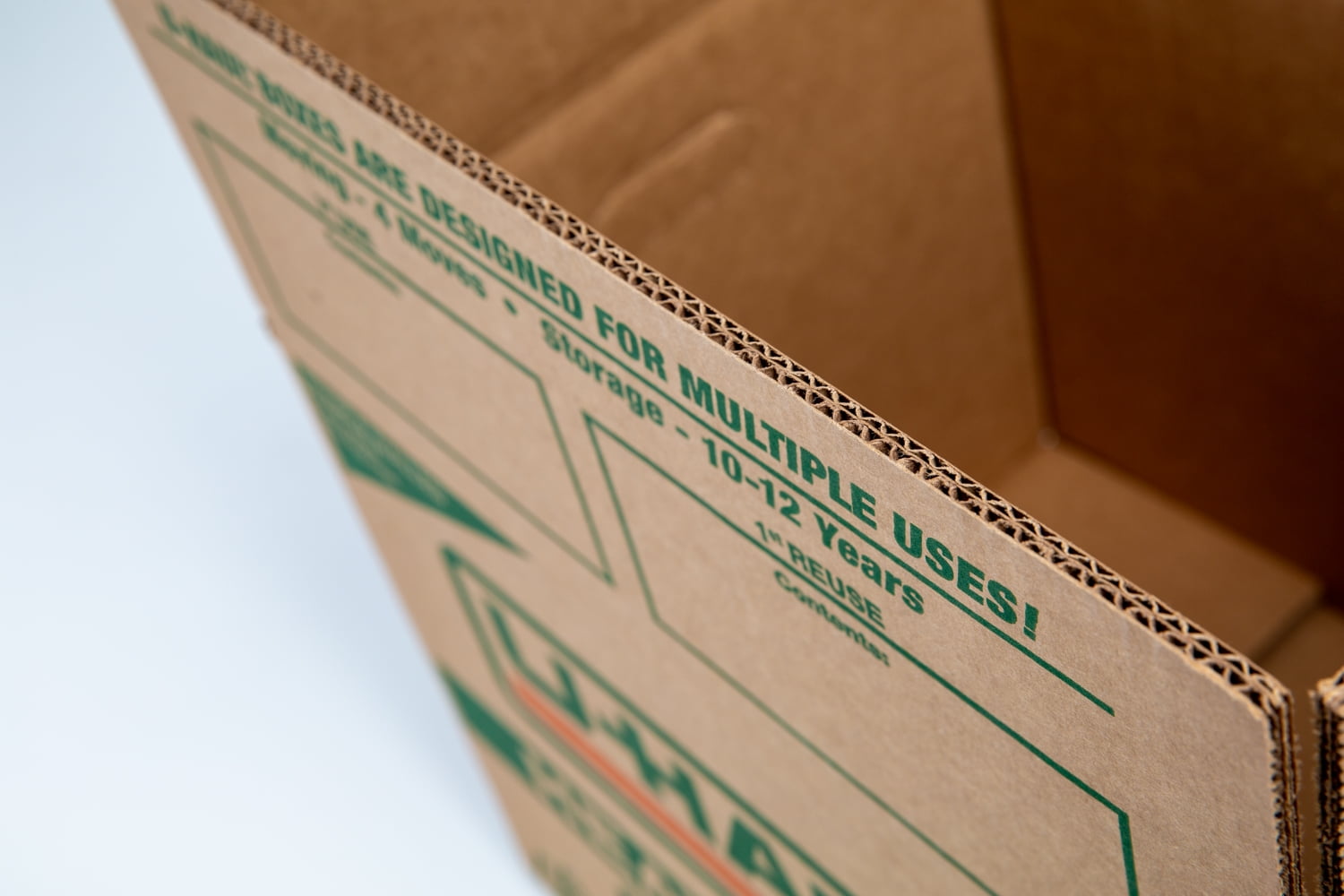 11-Piece U-Haul Large Heavy-Duty Double Wall Moving & Shipping Box - 18” x 18” x 24” (L x W x H)