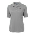 thumbnail image 2 of Women's Cutter & Buck Gray South Carolina Gamecocks Vault DryTec Virtue Eco Pique Recycled Polo, 2 of 3
