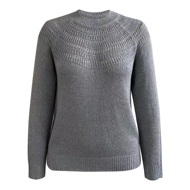 Suéter George Para Mujer Talla G Color Gris