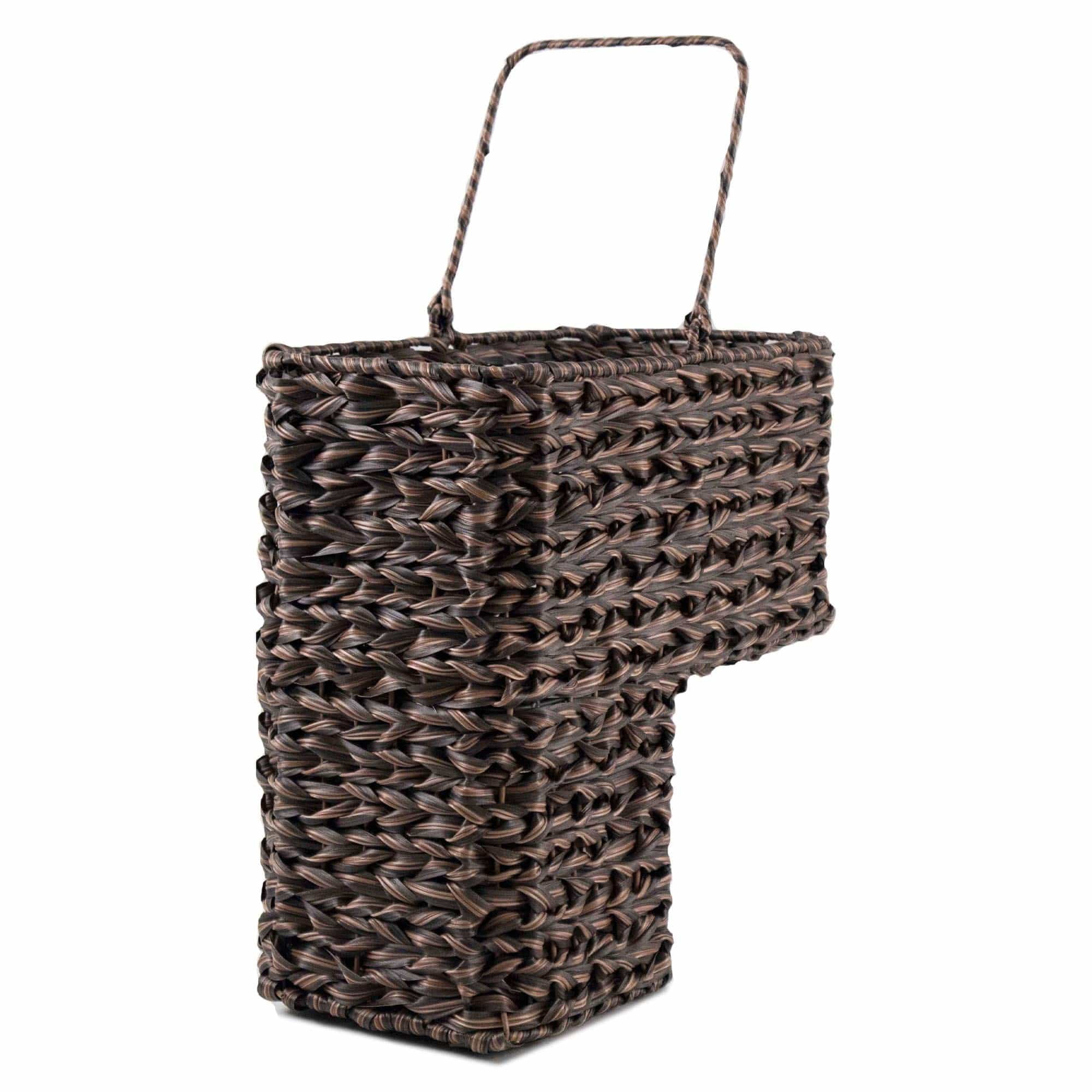 Woven Stair Step Basket Multi Story House Wicker Storage Baskets for