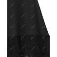 thumbnail image 4 of Vestido Talla Extra Panel Encaje Transparente Sin Mangas Rosegal Vestidos casuales de talla grande, 4 of 5