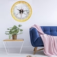 thumbnail image 1 of 30cm Reloj de pared islámico Acrílico Musulmán Ramadán Eid Espejo Reloj de pared Reloj colgante redondo vintage Reloj io Decoración Oro Argenta BLESIY Reloj de pared, 1 of 8