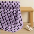 thumbnail image 4 of Soimoi Purple Cotton Poplin Fabric Stencil Elk Mount Face Decor Fabric Printed Yard 56 Inch Wide, 4 of 7