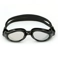 thumbnail image 2 of Aqua Sphere Kaiman Silver Titanium Mirror Swim Goggles, Black, 192640, 2 of 4