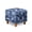 Camouflage Black Blue, variant on SCRAWLGOD Cat Plaid Print Beige Blue Square Ottoman Cover 13x13x15 inch Polyester Washable Ottoman Slipcovers Stretch Foot Stool Foot Rest Protector for Living Room Bedroom