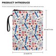 thumbnail image 6 of HELLHERO Heart-Shaped British Flag Classic Book Covers with Washable Pocket Polyester Book Organzier Holder Lightweight for Mother Notebook 11.4 X 8.66 Inch, 6 of 6