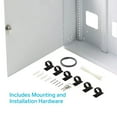 thumbnail image 3 of Steren FastHome 19-inch Surface Mount Enclosure - Your Hub for Structured Wiring Solutions, 3 of 7
