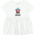 thumbnail image 3 of Inktastic Train Our Little Caboose New Baby Girls Baby Dress, 3 of 5