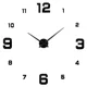 thumbnail image 1 of Reloj Para Pared 3d Grande En Madera Números En Negro 90cm, 1 of 8