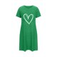 thumbnail image 4 of Camisón corto de poliéster para mujer, talla grande, estampado de San Valentín, cuello redondo, manga corta, 4 of 4