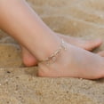 thumbnail image 5 of TINGN Birth Year Number Ankle Bracelets for Women 14K Gold Filled Dainty CZ Date Anklet, 5 of 5