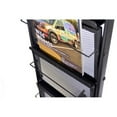 thumbnail image 3 of Six Pocket Mobile Literature Display Rack (Small) 6 Wired Shelves Display Storage for Magazines/Literature/Brochures (Trade Show, Show Room, Show Case), 3 of 3
