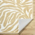 thumbnail image 5 of BoutiqueRugs Keto Contemporary Area Rug - Machine Washable - White, Mustard - 5' x 7'2", 5 of 6