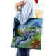 thumbnail image 4 of Tom y Jerry Bolso de tela con estampado de lienzo para mujer, bolsa de compras reutilizable y estética, con cremallera interior, regalo para mujer,40*45cm., 4 of 6