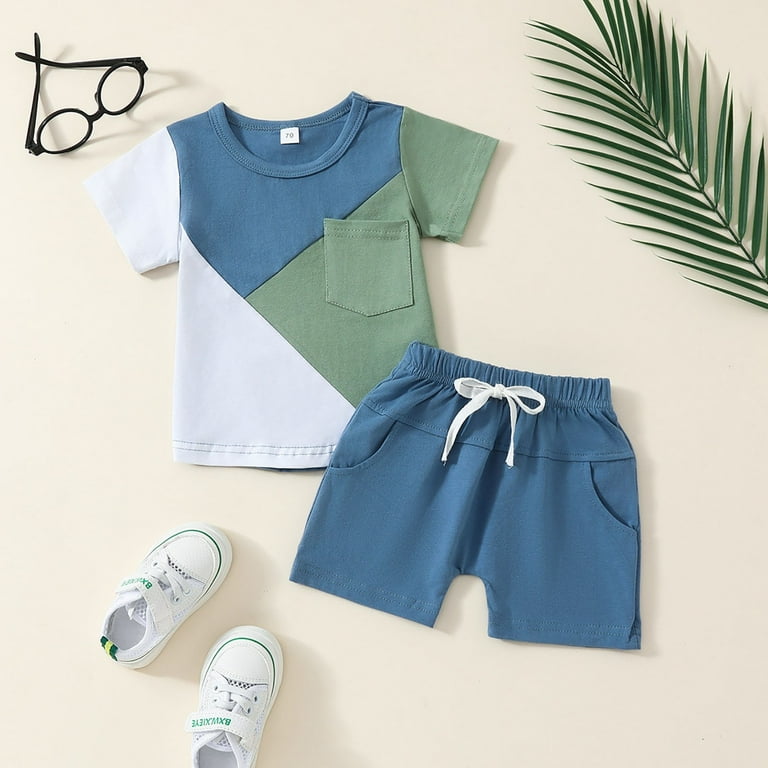 City boy coordinate set × 2 yocbz Boys 2 Piece Short Set Toddler Baby Boy Summer Outfit Short