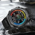 thumbnail image 4 of Reloj deportivo digital para exteriores, resistente al agua, con cronómetro y retroiluminación LED, para hombre y mujer. Reloj de pulsera militar multifunción., 4 of 9