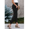 thumbnail image 4 of ABPHQTO Joggers casuales con bolsillos negros para mujer, 4 of 5