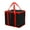black and red, variant on Styrofoam Cooler Food Delivery Bag, Insulated Grocery Bags Insulated Cooler Bag for Hot or Cold Food Delivery, Groceries, Travel, Shopping