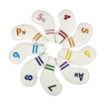 thumbnail image 1 of Cubiertas de cabeza de hierro de golf DYNWAVEMX 9PCS SET blanco, 1 of 8