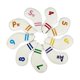 thumbnail image 1 of Cubiertas de cabeza de hierro de golf DYNWAVEMX 9PCS SET blanco, 1 of 8