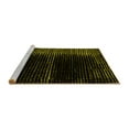 thumbnail image 2 of Ahgly Company Machine Washable Indoor Rectangle Oriental Yellow Modern Area Rugs, 2' x 3', 2 of 4