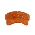 thumbnail image 2 of Glitter Sequin Visor - Orange, 2 of 4