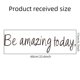 thumbnail image 4 of Adhesivo de pared Be Amazing Today Inspirational, 17 x 60 cm, PVC, 4 of 4