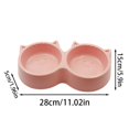thumbnail image 2 of Bols pour Chats et Chiens Bols pour Animaux de Compagnie en Forme Ronde avec un Design de Visage de Chat Mignon Idéal pour une Utilisation Intérieure et Extérieure Facile à Nettoyer Anti-Renversement pour Chats et Chiens Bols pour Nourriture et Eau pour Petits Chiens Ensemble de Bols pour Nourriture de Chien, 2 of 3