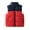 Red, variant on YTDSCS Kids Toddler down Cotton Vest for Boys Girls Hooded Colorblocking Sleeveless Puffer Jacket for Winter Padded Thickened Warm Waistcoat Size 3-12T
