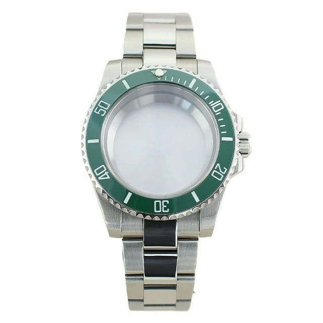 WANGQ 40mm Watch Case bands Accessories Sapphire Crystal For NH35 NH36 NH34 NH38