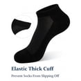 thumbnail image 3 of DOVACKA Men's Low Cut No Show Ankle Socks, Cotton Non-Slip with Arch Support & Breathable Mesh, Size 9-12/13-15 for Sneakers, 3 of 7