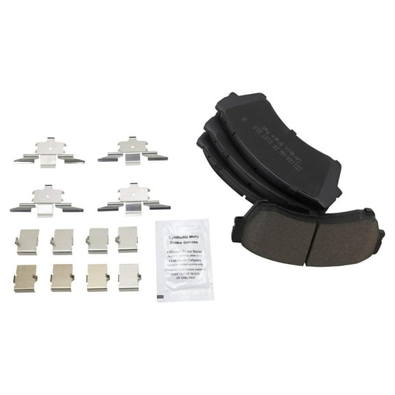TRQ Front Ceramic Brake Pad Kit for Ford Fusion MKZ Zephyr Mazda6 Mazda 6 BFA73126