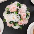 thumbnail image 2 of Artificial Silk Rose Ball – Romantic Wedding Centerpiece & Home Table Decoration, Realistic Simulation Flower Arrangement, 2 of 5