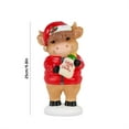 thumbnail image 2 of Christmas Cows LED Lights Resin Decorations, The Cute Appearance Of This Cow A Of Whimsy And Joy To Your Holiday Decorations,25cm, 2 of 3
