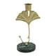 thumbnail image 5 of Candelabro decorativo con hojas, vela de oración para , candelabros cónicos para fiesta de Hotel, sala de estar, chimenea, mesa de cena Aureato de hoja de ginkgo, 5 of 8