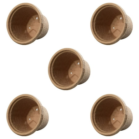 WANYNG Nursery Pots Pulp Peat Pot Cup Tray Flowers Potted -Grow One Size