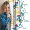 thumbnail image 3 of Blackout Kids Curtains,White Cartoon Dinosaurs Skateboards Pattern Childrens Insulated Curtains Set Of 2,Bedroom Essentials,Toddler Room Decor 42"x63", 3 of 5