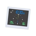 thumbnail image 3 of Reloj Digital para baño, reloj despertador, , higrómetro, reloj de ducha, reloj de pared colgante para encimera de pulverización de agua, Blanco Macarena Reloj de pared, 3 of 8