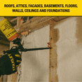 thumbnail image 5 of Stanley F990P SuperCoat Spray Foam - Fire Rated - R-Value 11.32 at 2” - Covers 20 Board Feet at 1” - Gun Use (Not Included) - 1 Pack, 5 of 12