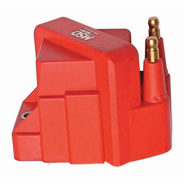 MSD Ignition Ignition Coil 8224 GM DIS 2-Tower Coil Pack; 40000 Volts; Red