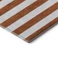 thumbnail image 4 of Addison Rugs Mayfield Washable Transitional Stripes Paprika Rectangle Rug, 2'6" x 3'10", 4 of 6