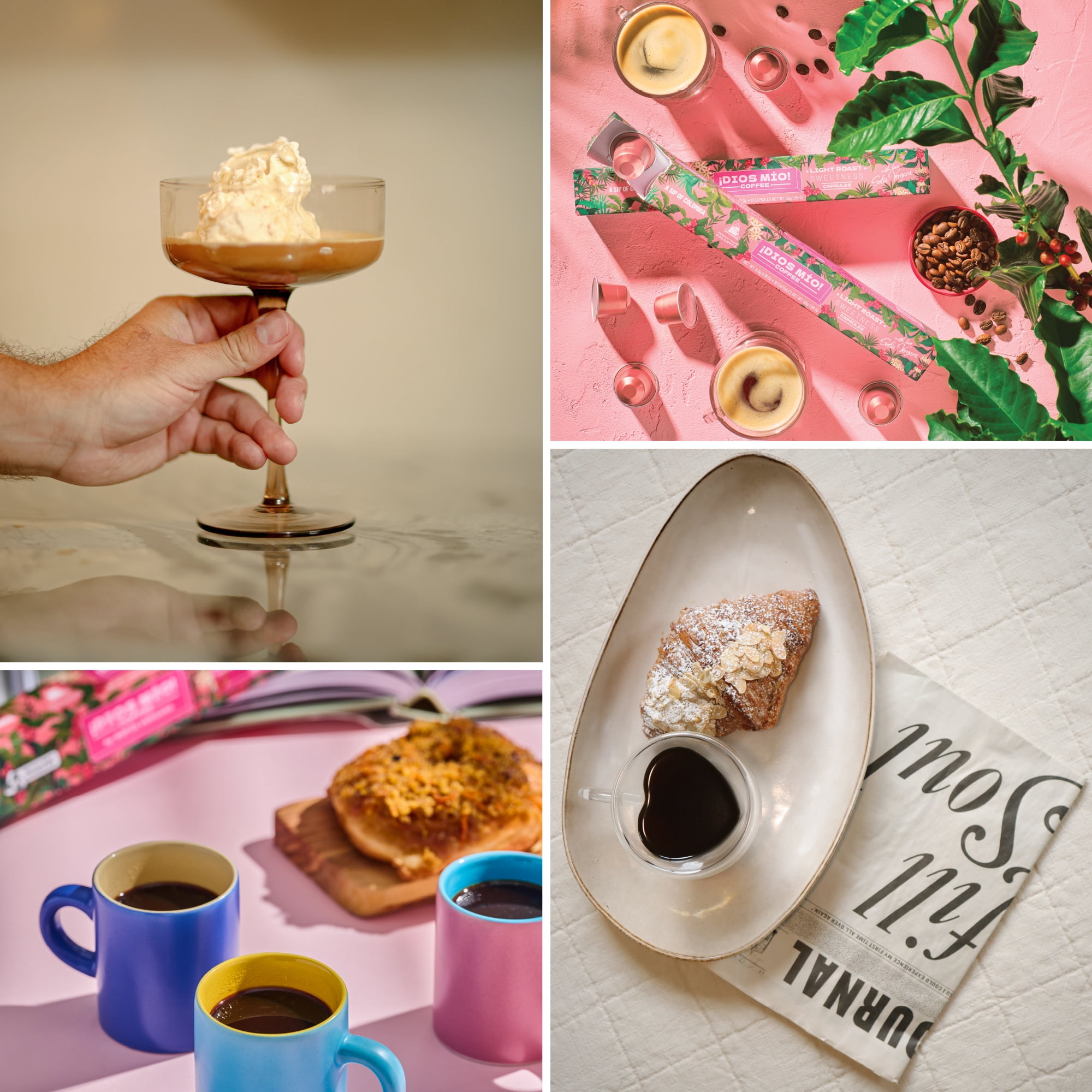 Dios Mio Coffee By Sofia Vergara, Premium Colombian pods for Nespresso Originalline, Light Roast , 80 Ct (8 boxes of 10)