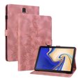 thumbnail image 2 of FJLBDE Case for Samsung Galaxy Tab S4 10.5 inch 2018 SM-T830, Embossed Flower PU Leather Flip Wallet Folio Stand Cover, Pink, 2 of 7