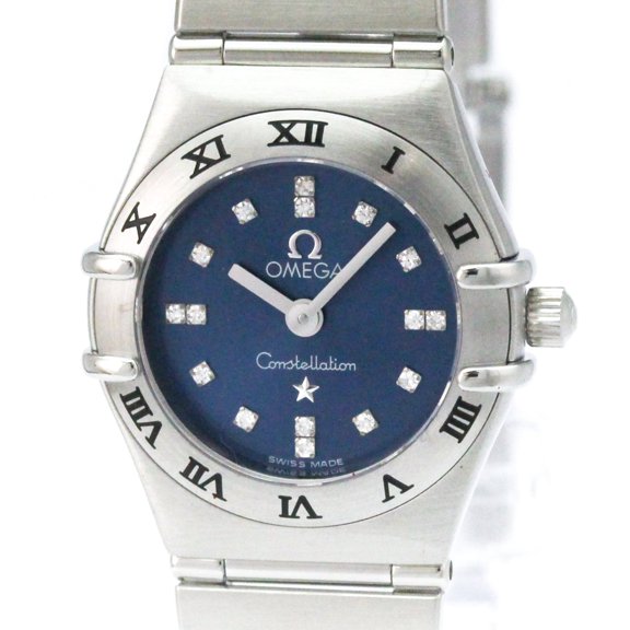 Pre-Owned OMEGA Constellation Cindy Crawford LTD Edition Diamond Watch 1563.86 Polished