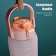 thumbnail image 5 of 1500mL Water Bottle with Marker Straw Handle Leakproof Large Capacity Water Bottle Reusable Water Jug for Hiking Travel Outdoor Sports Gym Fitness, 5 of 5
